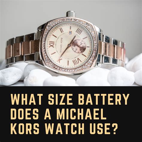 michael kors watch men battery|Michael Kors Watch battery chart.